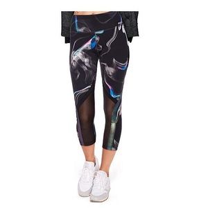 VS pink ultimate high waist black  swirl leggings